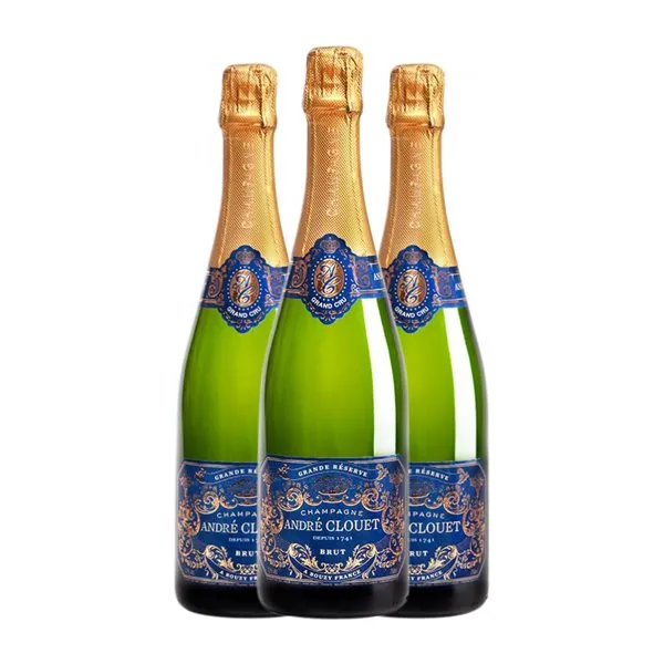 André Clouet Pinot Negro Champagne Grand Cru Gran Reserva Media Botella 37 cl Espumoso Blanco (Caja de 3 unidades)
