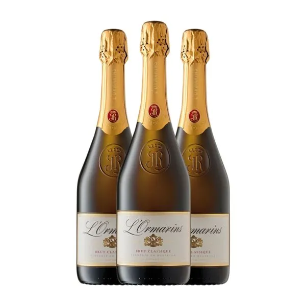 Anthonij Rupert L'Ormarins Brut Chiaretto Riviera del Garda Classico — Clásico 75 cl Espumoso Blanco (Caja de 3 unidades)