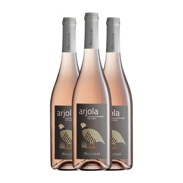 Argiolas Arjola Cannonau Cannonau di Sardegna 75 cl Vino Rosado (Caja de 3 unidades)