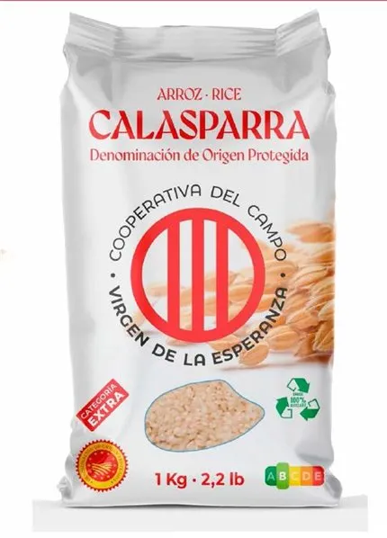 Arroz Calasparra Balilla x Sollana DO 1 kg – Arroz redondo para paella