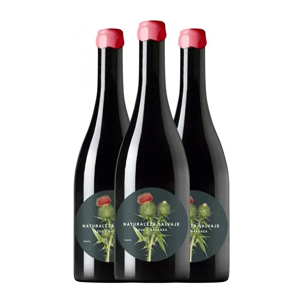 Azul y Garanza Naturaleza Salvaje 75 cl Vino Rosado (Caja de 3 unidades)