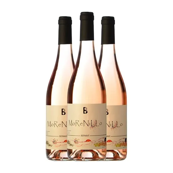 Bernaví Morenillo Terra Alta 75 cl Vino Rosado (Caja de 3 unidades)