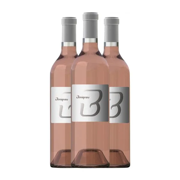 Binigrau B Vi de la Terra de Mallorca 75 cl Vino Rosado (Caja de 3 unidades)