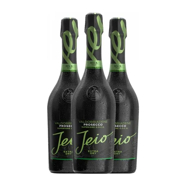 Bisol Jeio Colmei Glera Extra Seco Prosecco di Conegliano-Valdobbiadene 75 cl Espumoso Blanco (Caja de 3 unidades)