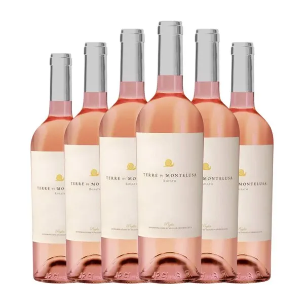 Botter Carlo Terre di Montelusa Nero di Troia Puglia 75 cl Vino Rosado (Caja de 6 unidades)