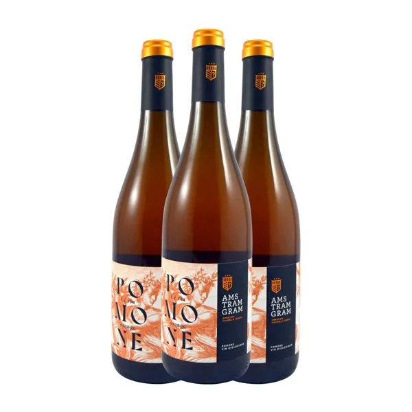 Vino Naranja Calmel & Joseph Pomone Ams Tram Gram Eco — Ecológico 75 cl Vino Naranja (Caja de 3 unidades)