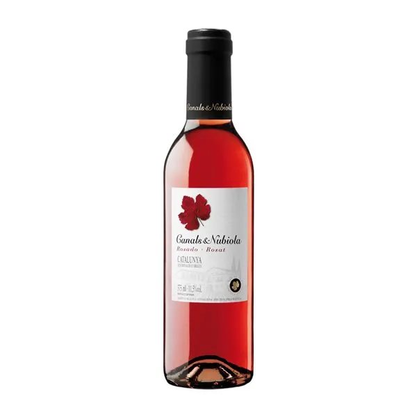 Caja de 24 unidades Canals & Nubiola Catalunya Media Botella 37 cl Vino Rosado