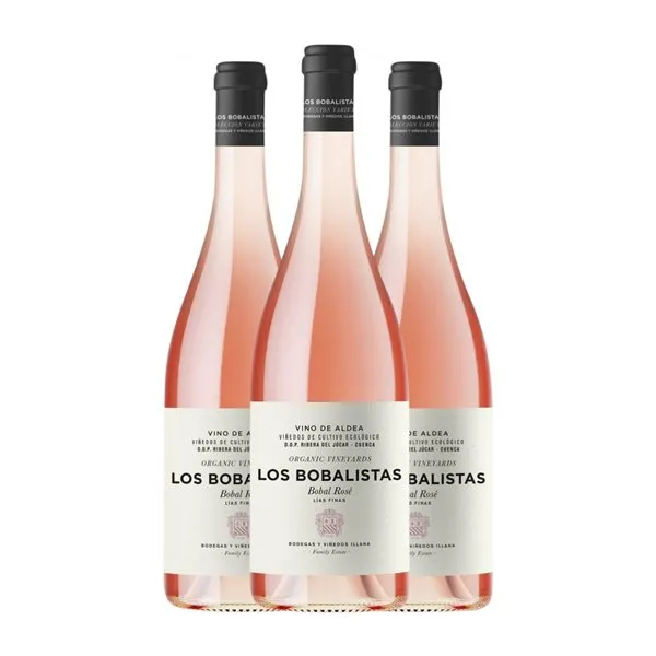 Casa de Illana Los Bobalistas Bobal Ribera del Júcar Rosé — Rosado 75 cl Vino Rosado (Caja de 3 unidades)