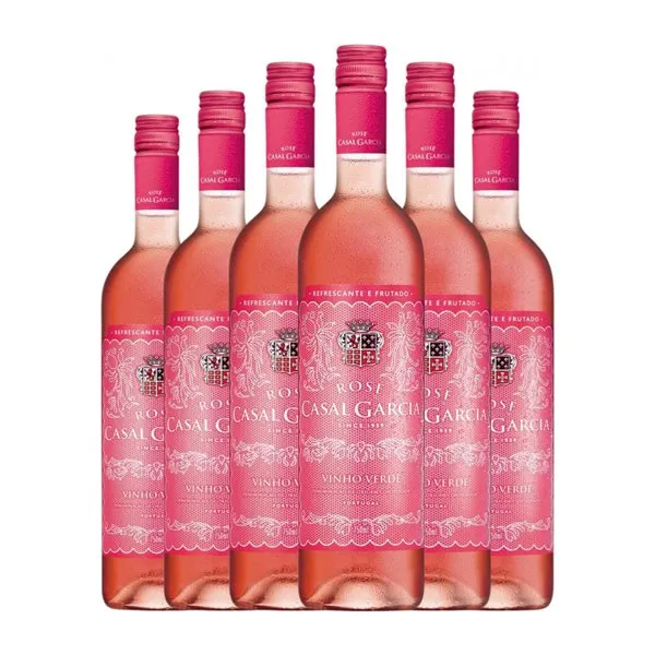 Casal Garcia Vinho Verde Rosé — Rosado 75 cl Vino Rosado (Caja de 6 unidades)