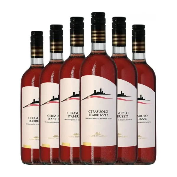 Casal Thaulero Borgo Montepulciano Cerasuolo d'Abruzzo 75 cl Vino Rosado (Caja de 6 unidades)