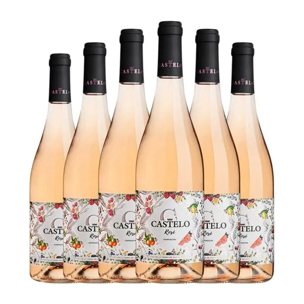 Castelo de Medina Vino de la Tierra de Castilla Rosé — Rosado 75 cl Vino Rosado (Caja de 6 unidades)