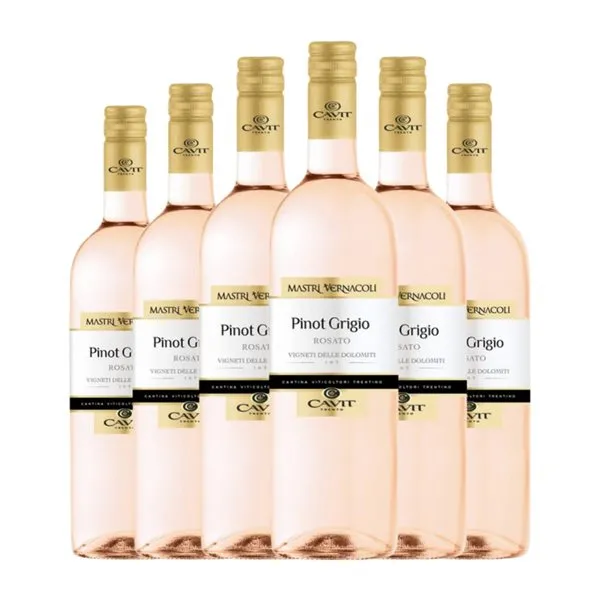 Cavit Vigneti delle Dolomiti 75 cl Vino Rosado (Caja de 6 unidades)