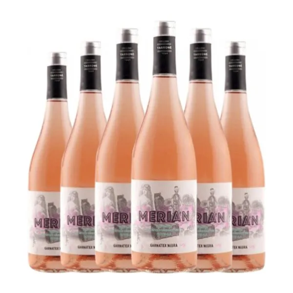 Cellers Tarroné Merian Terra Alta Rosé — Rosado Joven 75 cl Vino Rosado (Caja de 6 unidades)