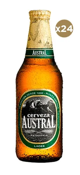 'Cerveza Chilena Austral Lager Caja de 24 unidades de 33cl'