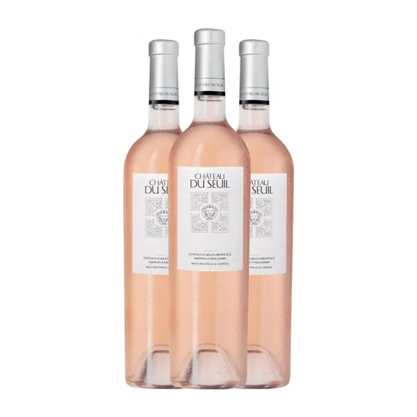 Château du Seuil Coteaux d'Aix-en-Provence Rosé — Rosado 75 cl Vino Rosado (Caja de 3 unidades)