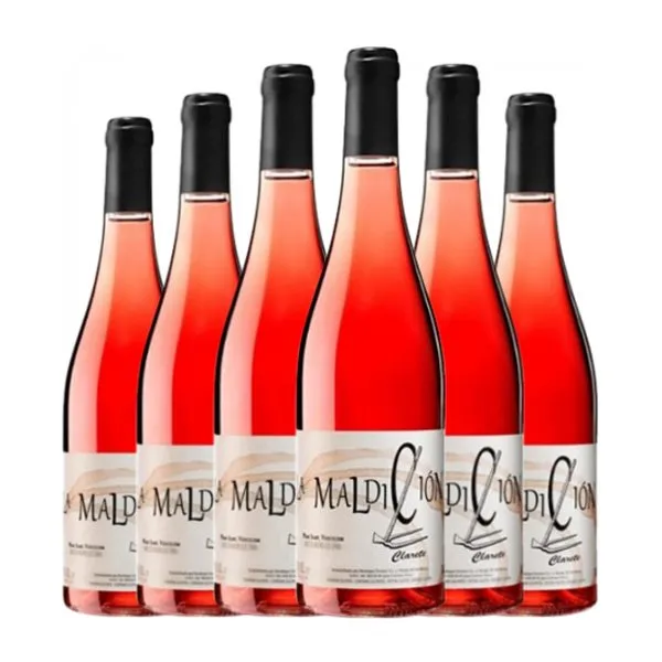 Cinco Leguas La Maldición Clarete Vinos de Madrid 75 cl Vino Rosado (Caja de 6 unidades)