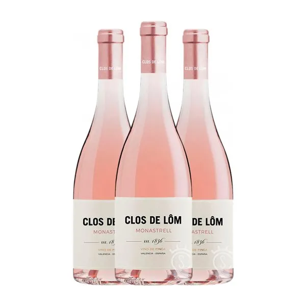 Clos de Lôm Monastrell Valencia 75 cl Vino Rosado (Caja de 3 unidades)