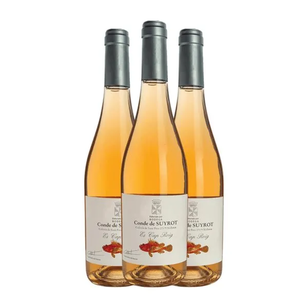 Conde de Suyrot Cap Roig Vi de la Terra de Mallorca 75 cl Vino Rosado (Caja de 3 unidades)