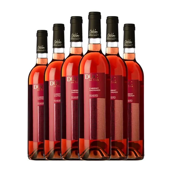 Covides Duc de Foix Cabernet Sauvignon Penedès 75 cl Vino Rosado (Caja de 6 unidades)