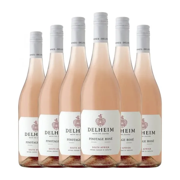 Delheim Pinotage Rosé — Rosado 75 cl Vino Rosado (Caja de 6 unidades)