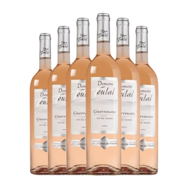 Domaine Toulal Guerrouane Gris Rosé — Rosado Joven 75 cl Vino Rosado (Caja de 6 unidades)