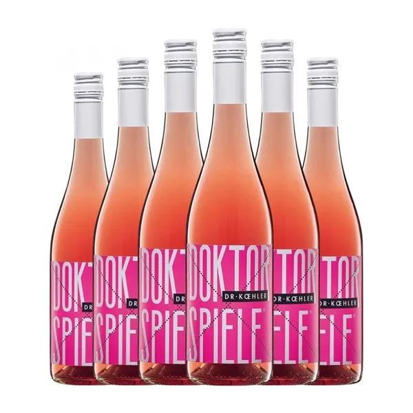 Dr. Koehler Doktorspiele Trocken — Seco Rheinhessen 75 cl Vino Rosado (Caja de 6 unidades)