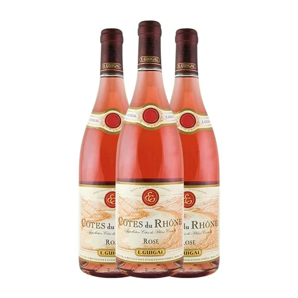 Domaine E. Guigal Pinot Negro Côtes du Rhône Rosé — Rosado 75 cl Vino Rosado (Caja de 3 unidades)