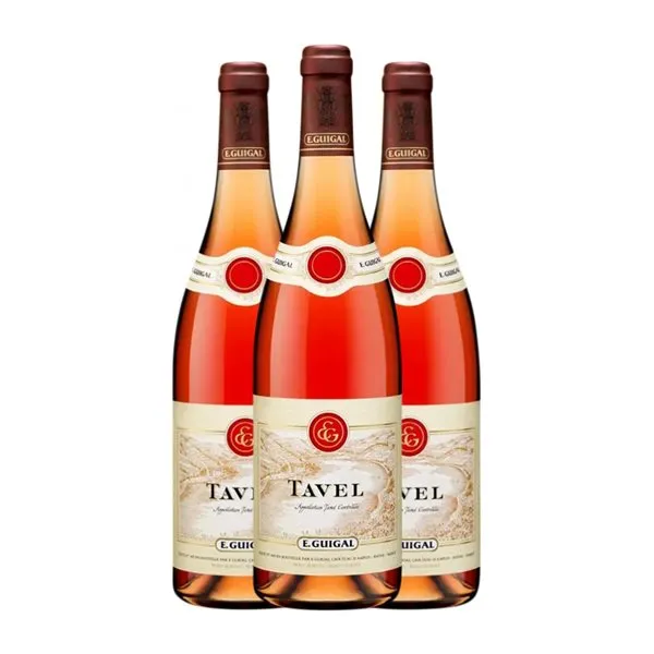 Domaine E. Guigal Tavel Rosé — Rosado 75 cl Vino Rosado (Caja de 3 unidades)