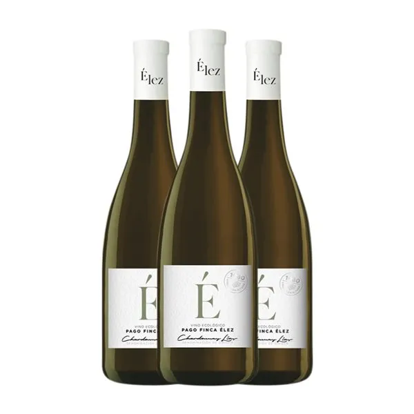 1080 Vinos en Altura É Chardonnay Vino de Pago Finca Élez Sobre Lías 75 cl Vino Blanco (Caja de 3 unidades)