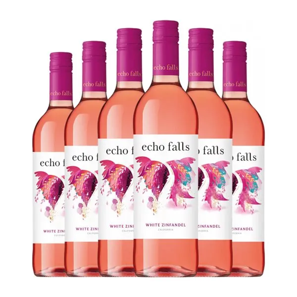 Echo Falls Zinfandel California 75 cl Vino Rosado (Caja de 6 unidades)
