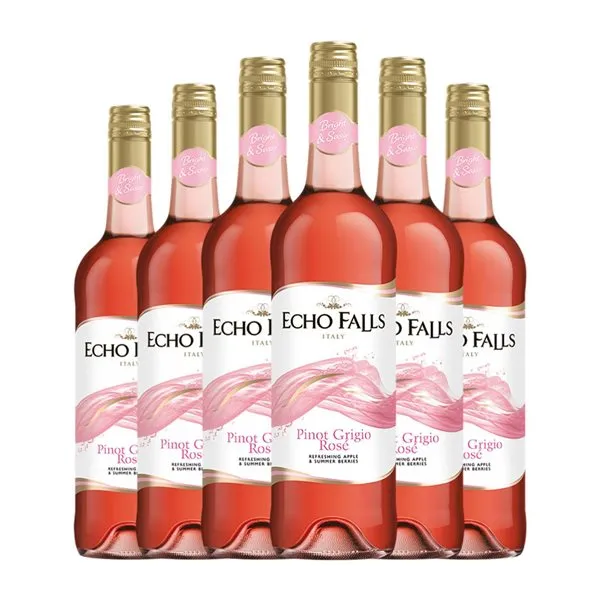 Echo Falls Pinot Gris California Rosé — Rosado 75 cl Vino Rosado (Caja de 6 unidades)