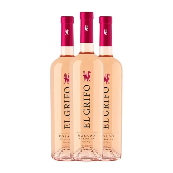 El Grifo Listán Lanzarote Lágrima Joven 75 cl Vino Rosado (Caja de 3 unidades)