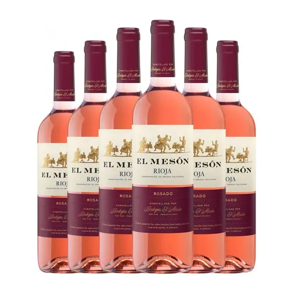 El Mesón Cigales 75 cl Vino Rosado (Caja de 6 unidades)