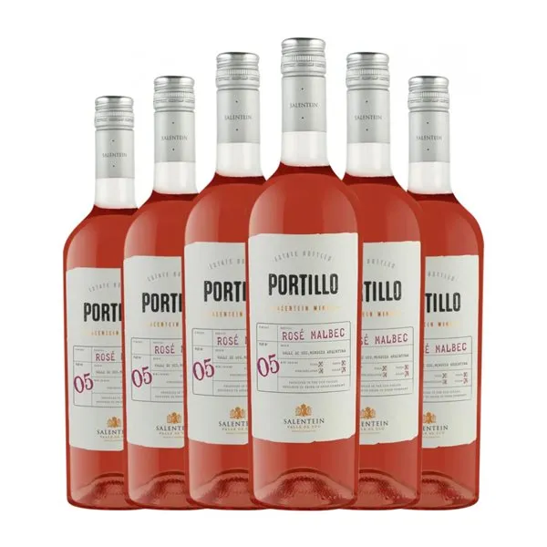 El Portillo Malbec Valle de Uco 75 cl Vino Rosado (Caja de 6 unidades)
