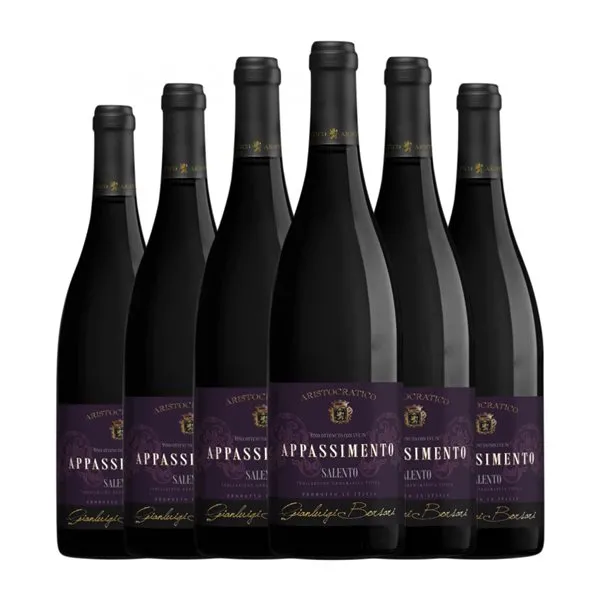 Enoitalia. Aristocratico Appassimento Passito Salento 75 cl Vino Tinto (Caja de 6 unidades)