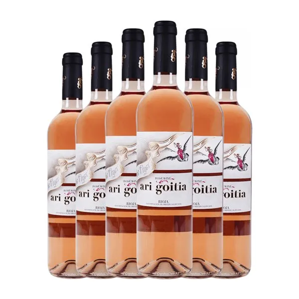 Family Owned Ari Goitia Garnacha Rioja 75 cl Vino Rosado (Caja de 6 unidades)