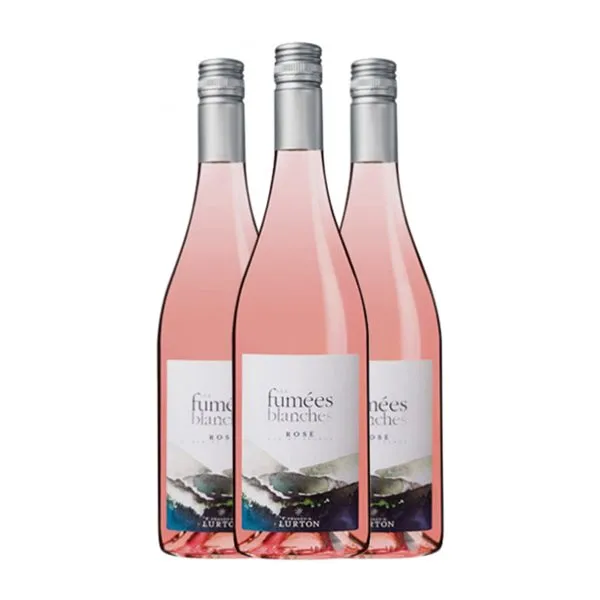 François Lurton Blanches Cabernet Sauvignon Vin de Pays Côtes de Gascogne Rosé — Rosado 75 cl Vino Rosado (Caja de 3 unidades)