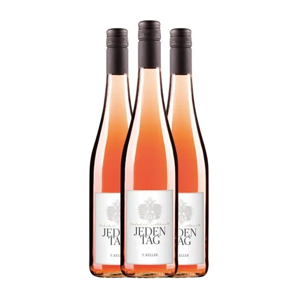 Franz Keller Jedentag Saignée Trocken — Seco Baden Rosé — Rosado 75 cl Vino Rosado (Caja de 3 unidades)