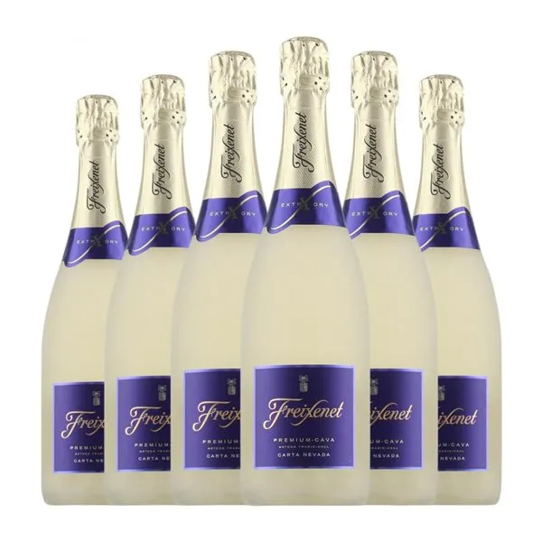 Freixenet Carta Nevada Parellada Extra Seco Cava 75 cl Espumoso Blanco (Caja de 6 unidades)