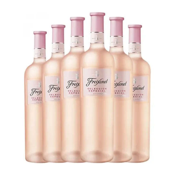 Freixenet Catalunya Selección, Especial, Rosé — Rosado Joven 75 cl Vino Rosado (Caja de 6 unidades)