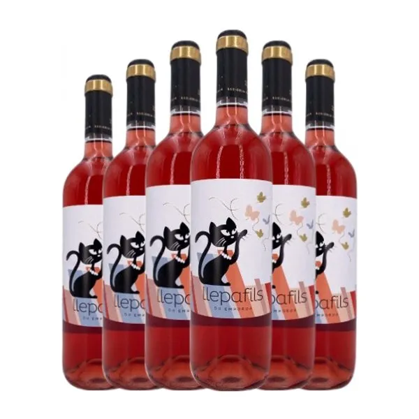 Garriguella Llepafils Empordà Joven 75 cl Vino Rosado (Caja de 6 unidades)