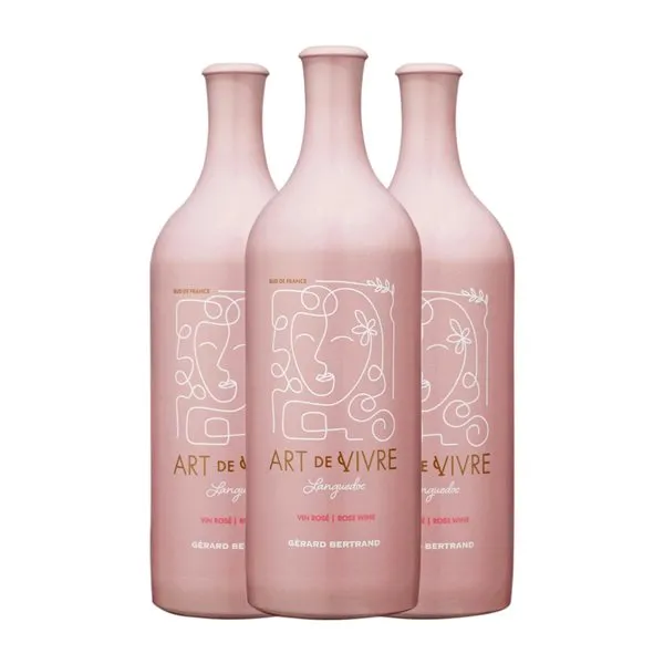 Gérard Bertrand Art de Vivre Rosé — Rosado 75 cl Vino Rosado (Caja de 3 unidades)