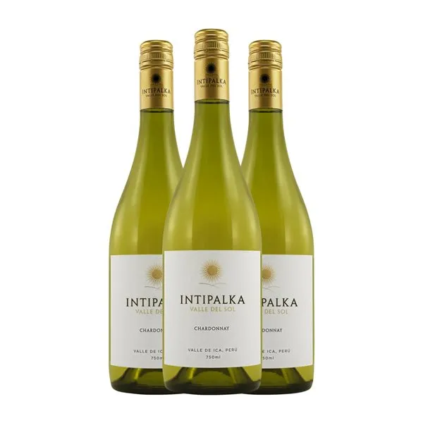 Viñas Queirolo Intipalka Chardonnay 75 cl Vino Blanco (Caja de 3 unidades)