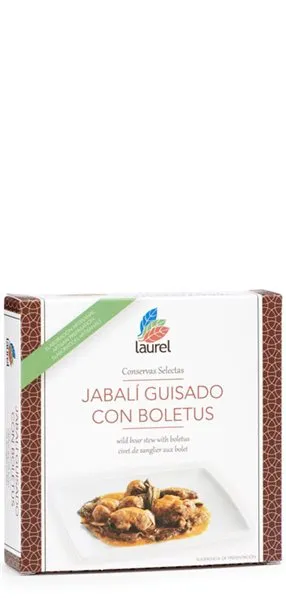 'Jabalí Guisado Con Boletus'