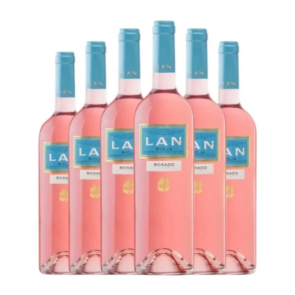 Lan Rioja Joven 75 cl Vino Rosado (Caja de 6 unidades)