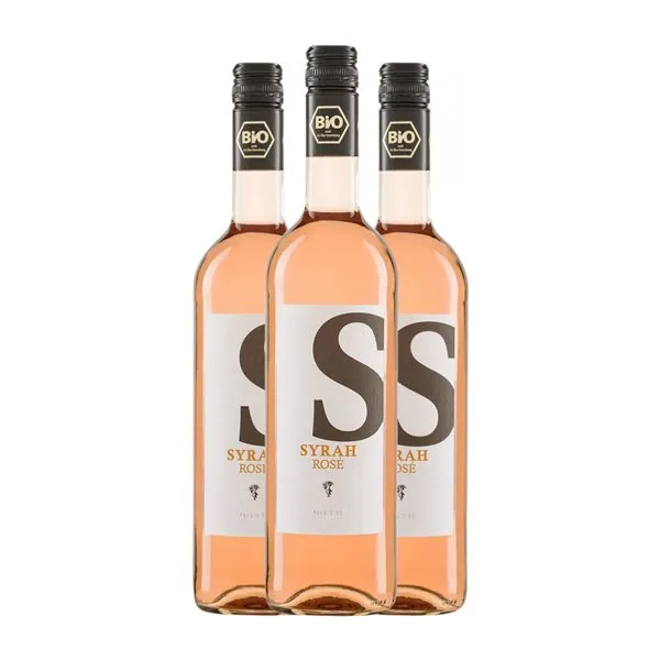 Mack Selection Syrah Vin de Pays d'Oc Rosé — Rosado Eco — Ecológico 75 cl Vino Rosado (Caja de 3 unidades)