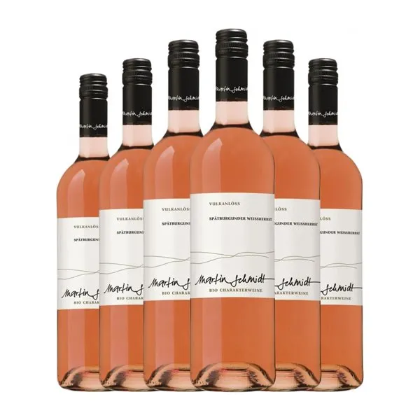 Martin Schmidt Vulkanlöss Weißherbst Pinot Negro Baden 75 cl Vino Rosado (Caja de 6 unidades)