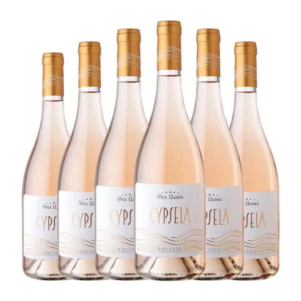 Mas Llunes Cypsela Garnacha Empordà Rosé — Rosado 75 cl Vino Rosado (Caja de 6 unidades)