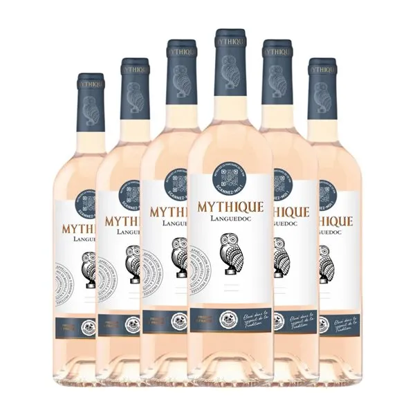 Mythique Languedoc Rosé — Rosado 75 cl Vino Rosado (Caja de 6 unidades)