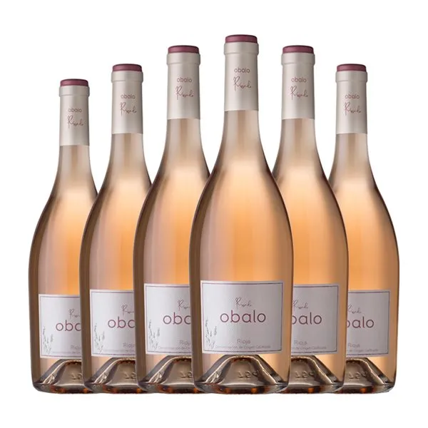Obalo Tempranillo Rioja 75 cl Vino Rosado (Caja de 6 unidades)